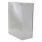Gabinete Ventilado de Acero IP55 Uso en Exterior (600 x 800 x 300 mm) con Placa Trasera Interior Metálica y Compuerta Inferior Atornillable. Incluye Ventilador, Ventilas, filtros, Chapas y Llave T.