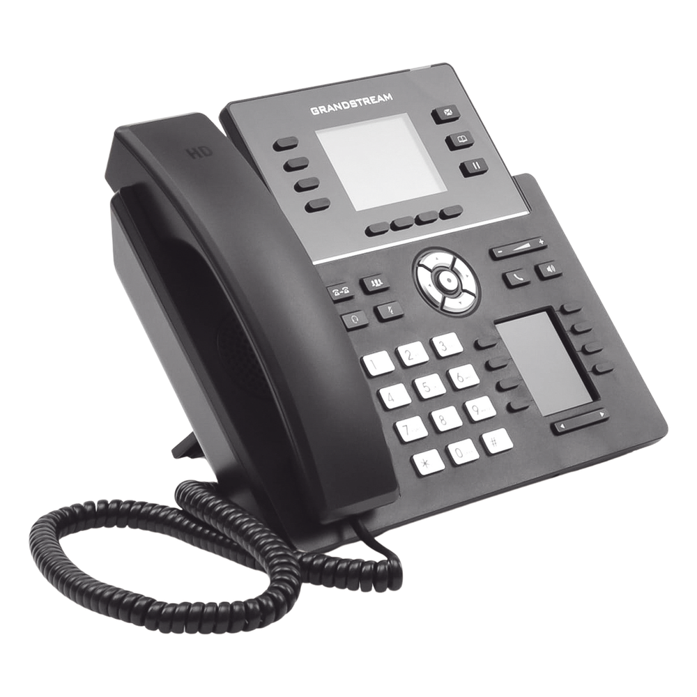 Teléfono IP Wi-Fi, Grado Operador, 4 líneas SIP con 4 cuentas, pantalla a color 2.8", puertos Gigabit, Bluetooth, PoE, codec Opus, IPV4/IPV6 con gestión en la nube GDMS
