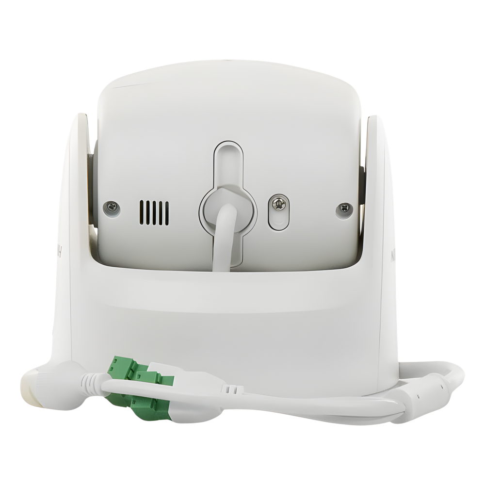 [FlexVu] [PROTECCIÓN ACTIVA] Turret IP Panorámica 4 Megapíxel / 2 Lentes 2.8 mm (180°) / Imagen a Color 24/7 (ColorVu) / PoE / WDR 130° / IP67 / ACUSENSE / Luz Estroboscópica y Alarma Audible / 30 mts Luz Blanca / Mic