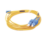 Jumper de Fibra Óptica Monomodo 9/125 LC/UPC-SC/UPC, PVC, 2.0 mm, Dúplex, Amarillo, 3 Metros (9.84 Pies)