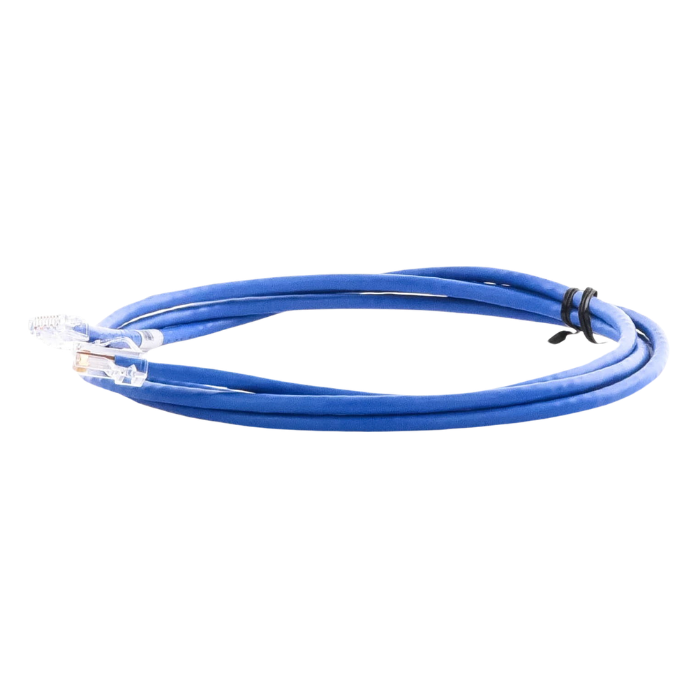 Cable de Parcheo UTP Categoría 5e, con Plug Modular en Cada Extremo - 2 Metros (6.56 Pies) - Azul