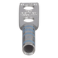 Zapata de compresión LCC6-14A-L para cal. 6 Awg, Doble barreno para tornillo prisionero de 1/4, Espaciado de orificio 16mm, 1 Pz