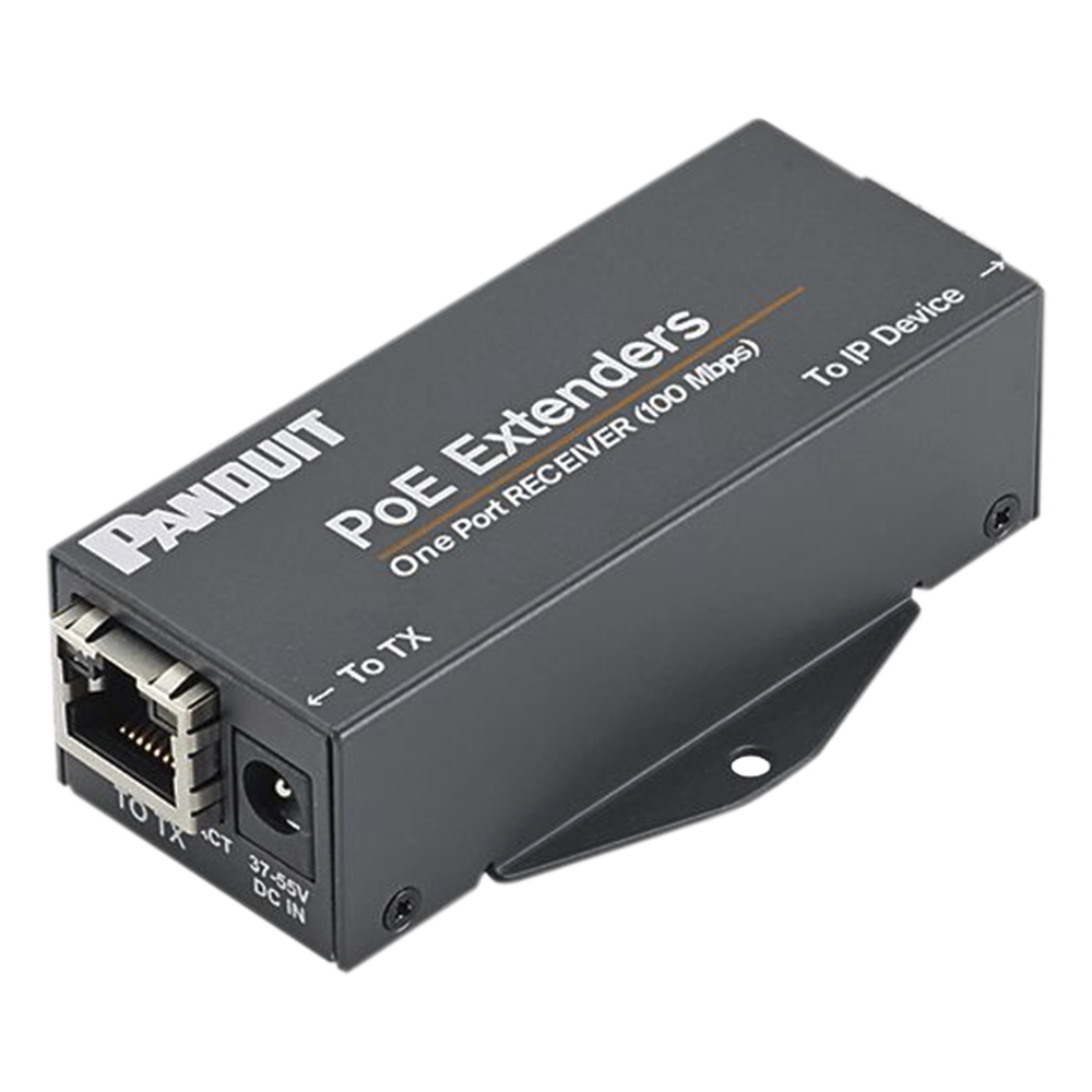 Receptor PoE/PoE+ Para Uso con Transmisor POEXTX1, Hasta 610 Metros (2000 ft) con Cable Cat5e o Cat6, 10/100Mbps