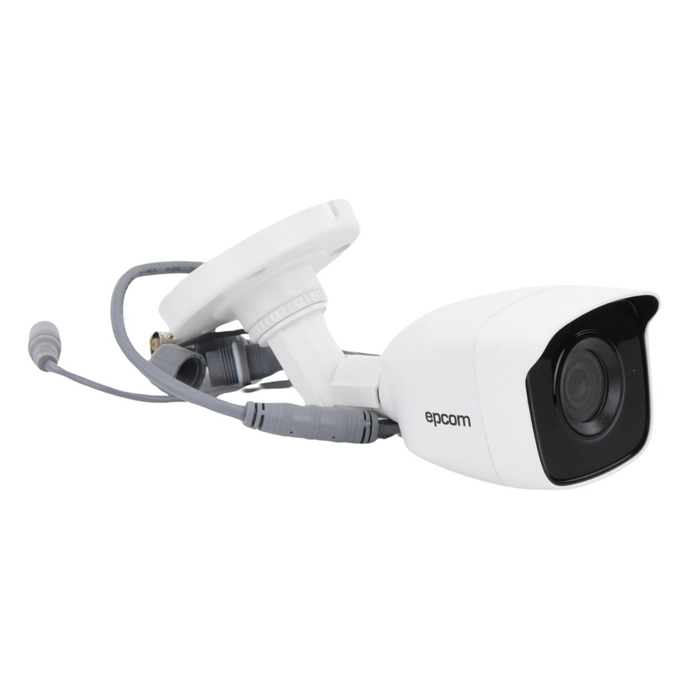 Bala TURBOHD 5 Megapíxel / Lente 2.8mm (85° de Visión) / Exterior IP66 / IR EXIR 20 mts / TVI-AHD-CVI-CVBS / Metal