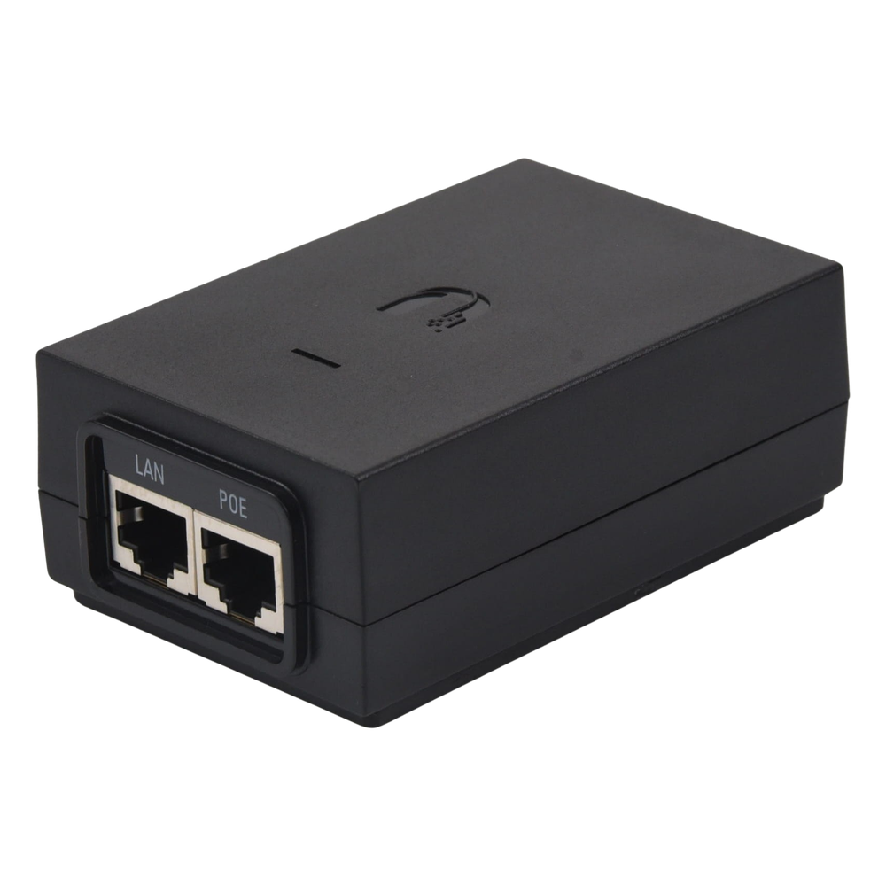 Adaptador PoE Ubiquiti de 24 VDC, 1.25 A con puerto Gigabit