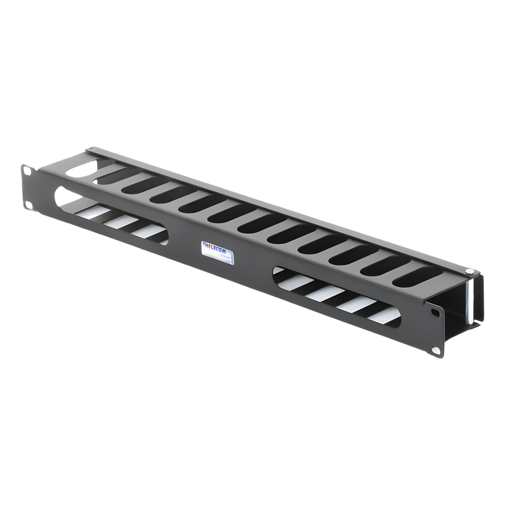 Organizador de cables horizontal de 19", 1UR
