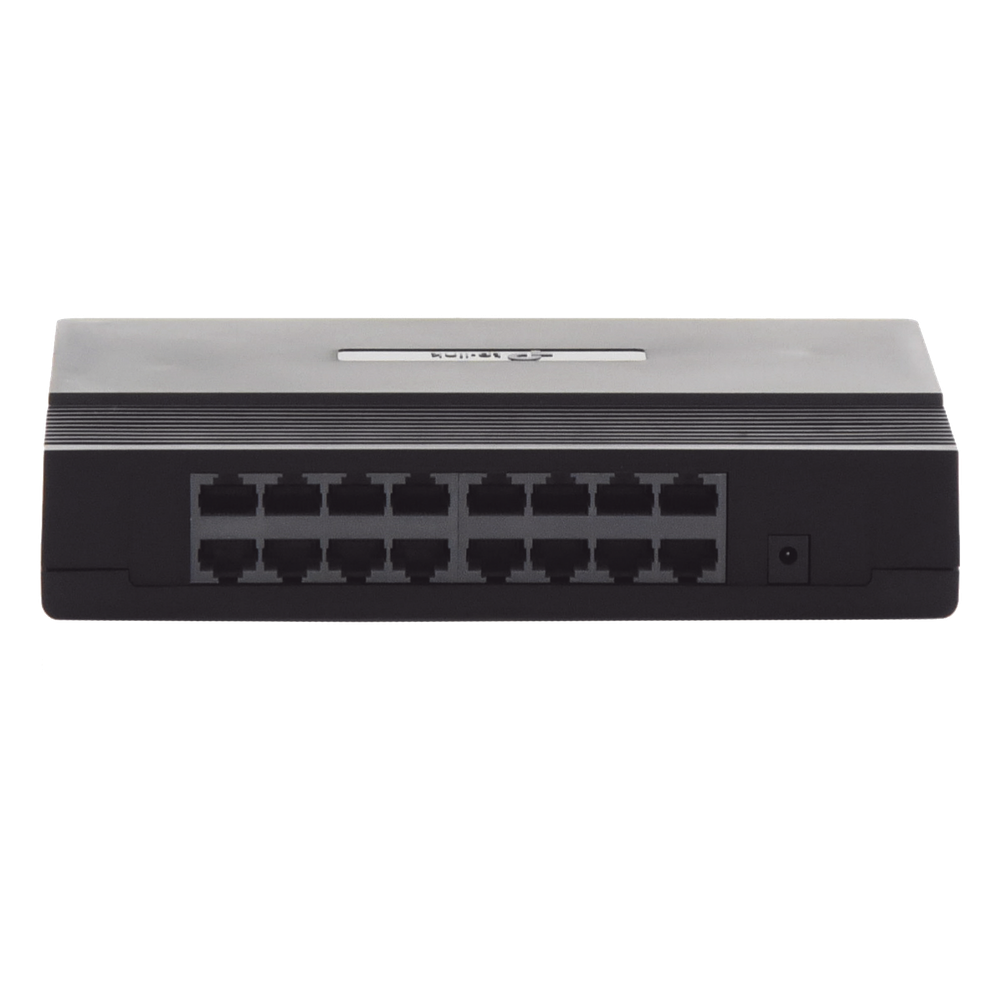 Switch no administrable de 16 puertos 10/100 Mbps para escritorio