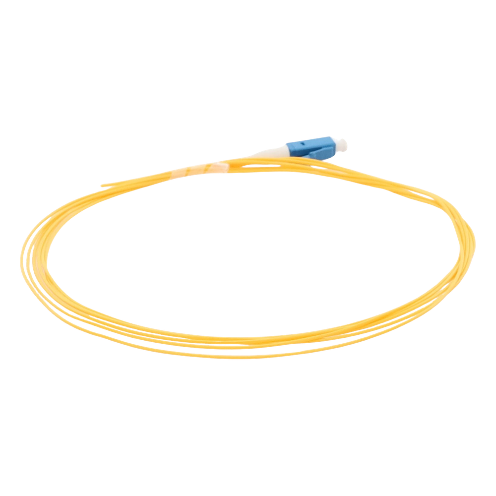 Pigtail de Fibra Óptica Monomodo LC/UPC, Simplex de 2 Metros (6.56 Pies)