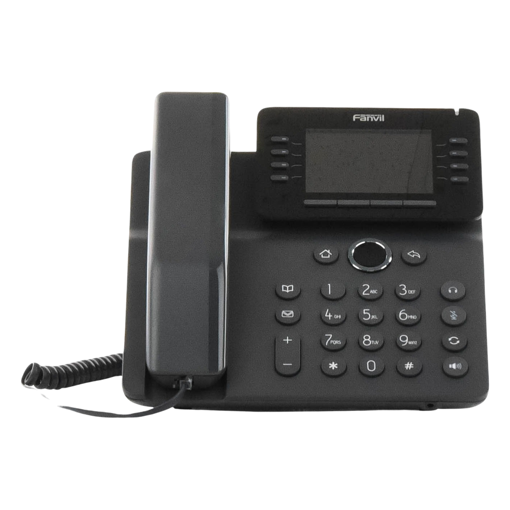 Teléfono IP Empresarial Esencial WiFi / Bluetooth, 12 líneas SIP, pantalla a color 3.5", PoE, puertos Gigabit, conferencia local de 6 vías.