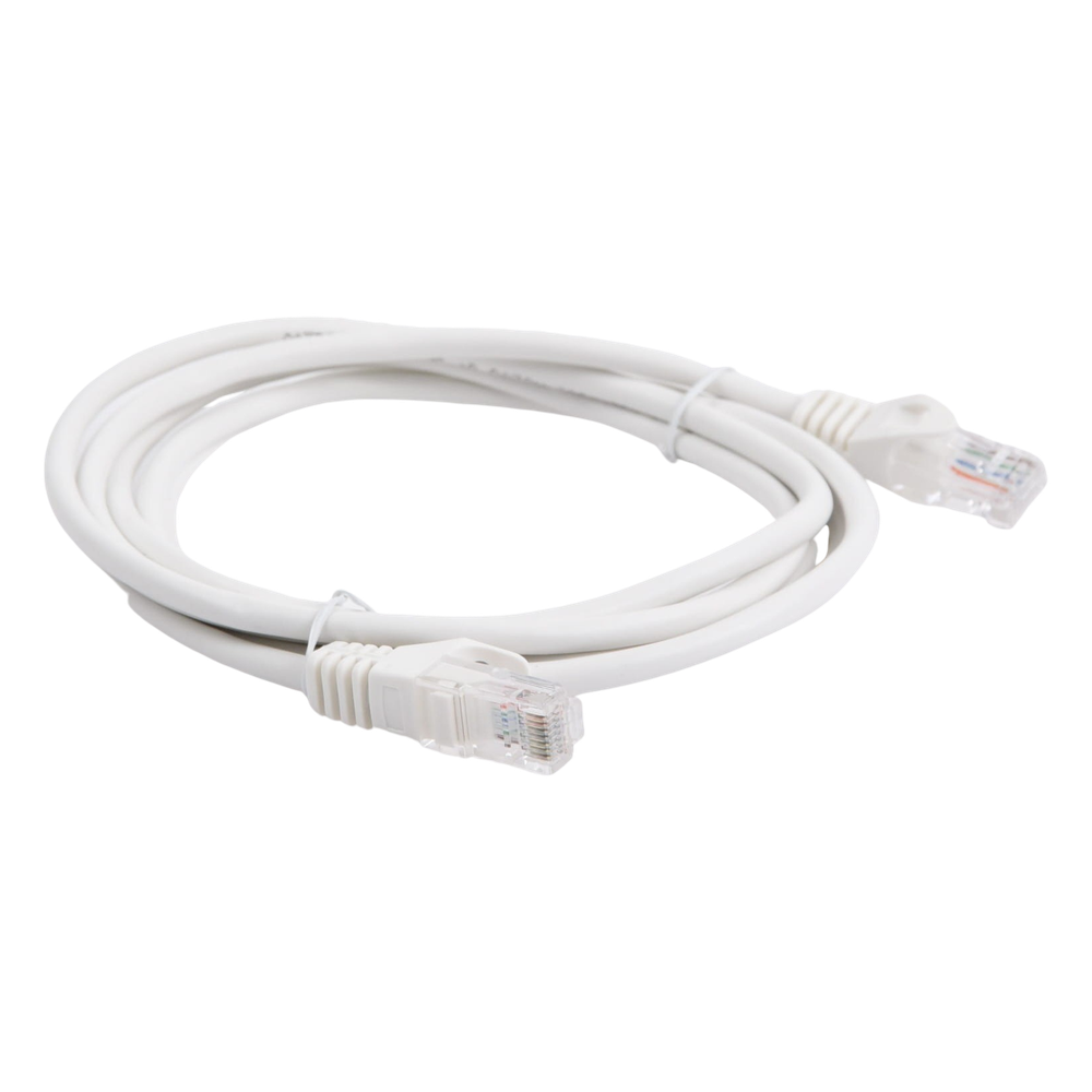 Cable de Parcheo UTP Cat5e - 2 Metros (6.56 Pies) - Blanco