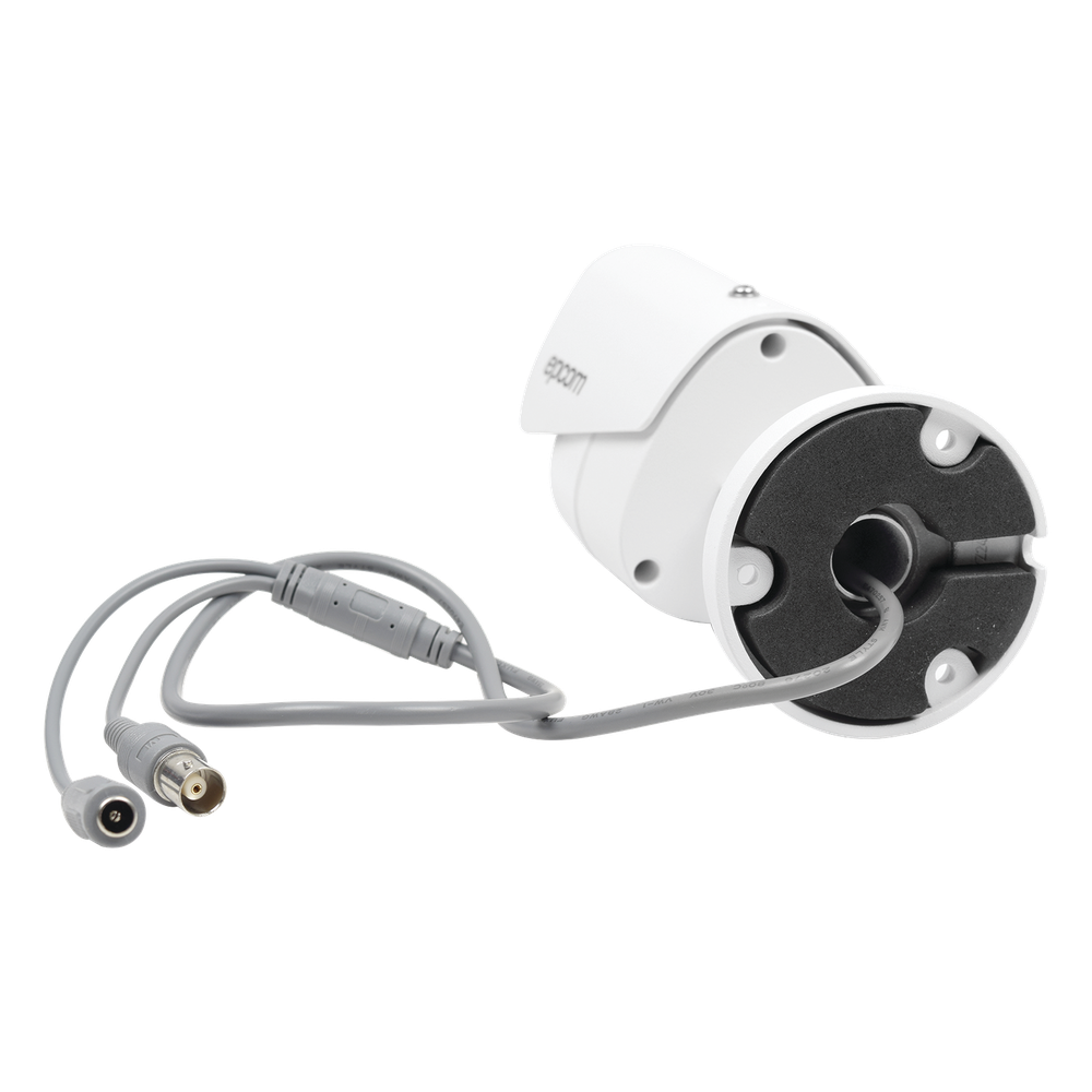 KIT TurboHD 1080p / DVR 8 Canales / 4 Cámaras Bala (exterior 2.8 mm) / 4 Cámaras Eyeball (exterior 2.8 mm) / Transceptores / Conectores / Fuente de Poder Profesional hasta 15 Vcc para Largas Distancias