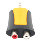 Conector Estéreo | 3.5 mm - 2 x conector Hembra RCA | Adaptador de Carcasa de Plástico