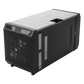 Consola Profesional para Monitoreo o Computo | Ranura para Base de Monitores | Microperforaciones | Luces LED Decorativas | Tomacorriente HTCM1U10C | Tapas Organizadoras de Cables | Niveladores | Rack para Montaje de Equipos | Ranura Pasaca