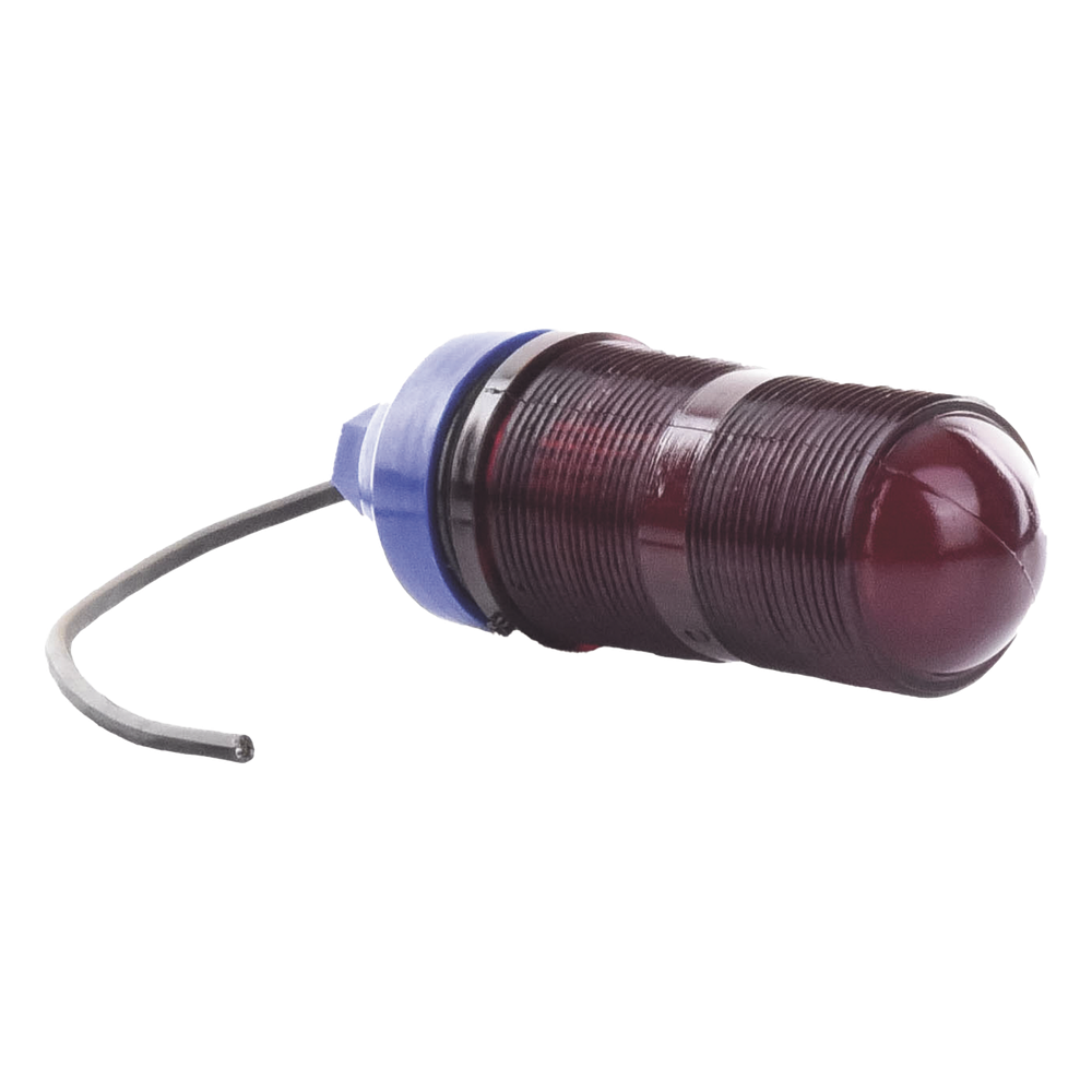 Lámpara de Obstrucción Básica con Globo Rojo de Policarbonato (Con Foco).