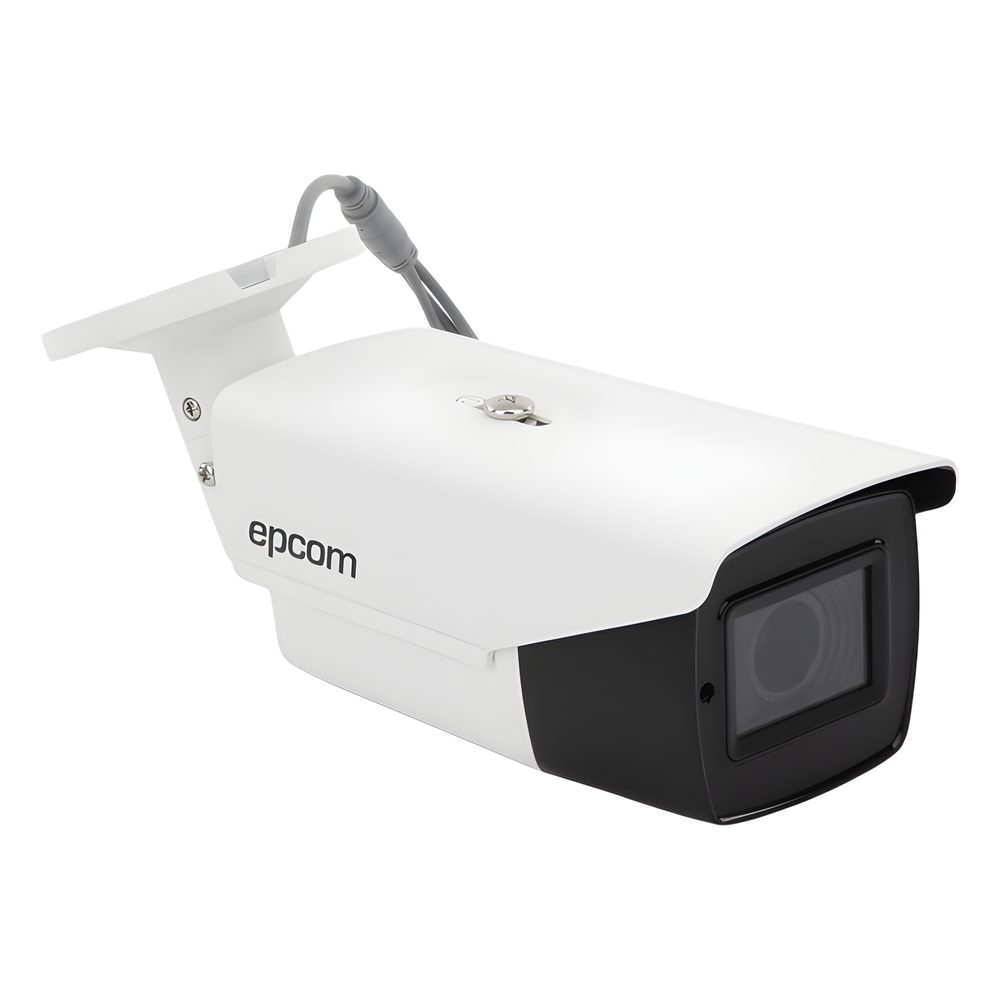 Bullet TURBOHD 4K (8Megapixeles) / Lente Mot. 2.7 a 13.5 mm / Potente IR EXIR de 80 mts / Exterior IP67 / 12 Vcc - 24 VCA / dWDR