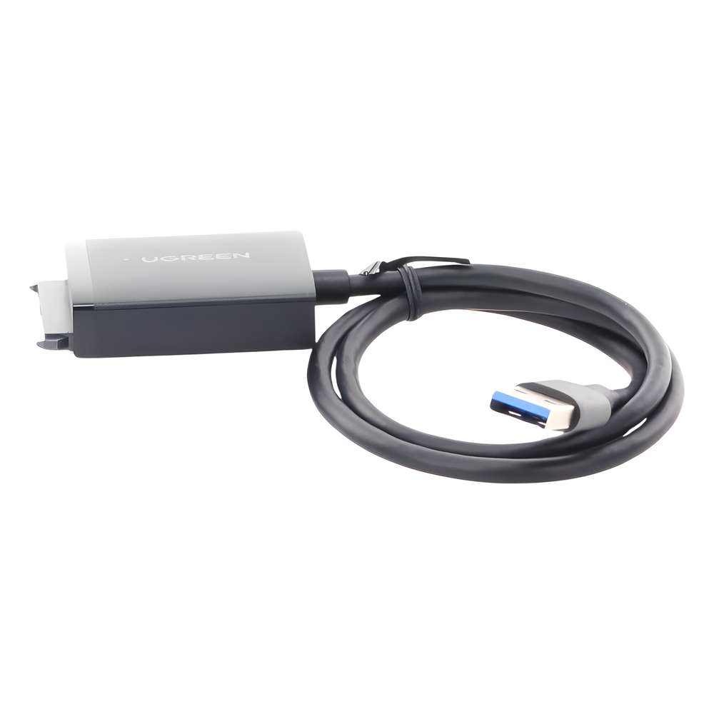 Adaptador USB 3.0 a SATA III | Compatible con Disco Duro HDD y SSD de 2.5" y 3.5" de hasta 12 TB | Velocidad USB 3.0 de hasta 5 Gbps | Alta Velocidad con UASP & TRIM | Cable de 50 cm.