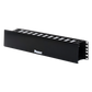 Organizador de Cables Horizontal PatchLink, Sencillo (Solo Frontal), Con Tapa Extendida, Para Rack de 19in, 2UR