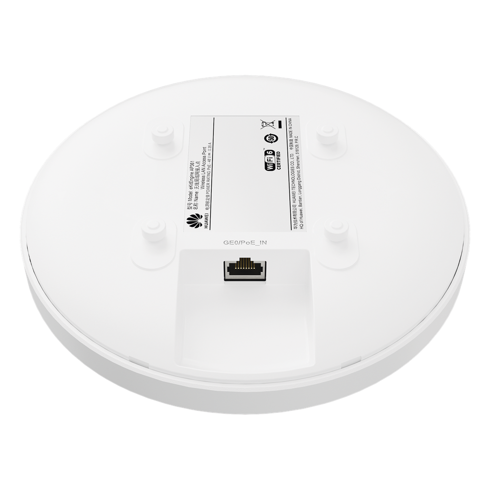 Punto de Acceso eKit Wi-Fi 6 para techo o pared /  1.775 Gbps / MU-MIMO 2x2 (2.4GHz y 5GHz) / Smart Antenna 20% más cobertura / Hasta 128 clientes / Libre de licenciamiento