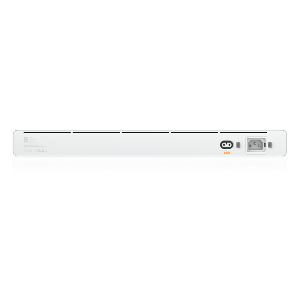 UISP Switch Pro – Switch PoE de 220 W (27 V) con 24 Puertos GbE, 16 Puertos PoE Pasivo 27 V y 4 Puertos SFP+ 10G