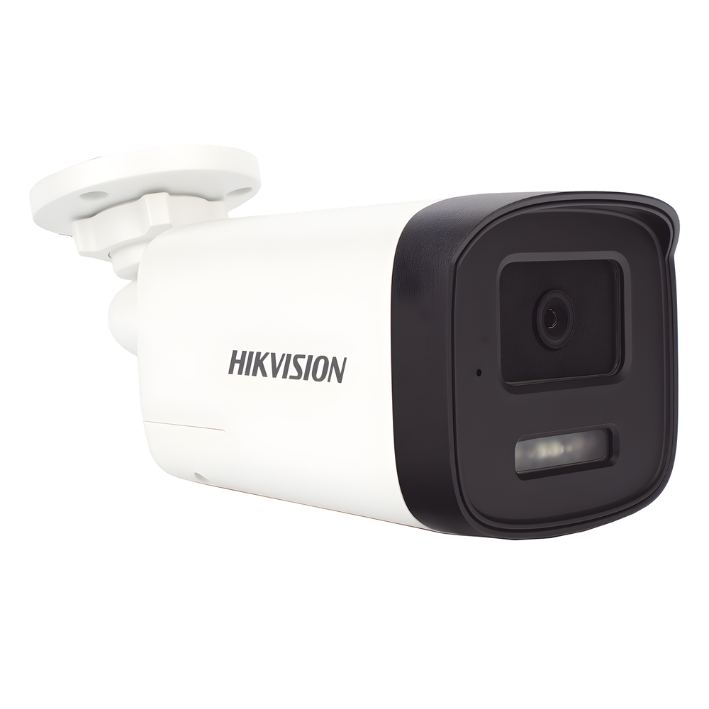 [Audio Bidireccional + Dual Light + ColorVu] Bala TURBOHD 3K  (5 Megapixel) / Lente 3.6 mm / 40 mts IR EXIR + 40 mts Luz Blanca / Micrófono y Bocina Integrado / Exterior IP67 / dWDR