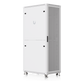 UACC Rack Cabinet 42U (600 × 1000 mm) – Gabinete de Piso Totalmente Ensamblado con Ventiladores Integrados, Paneles Removibles, Ruedas con Seguro y Puerta Frontal Perforada para Óptimo Flujo de Aire