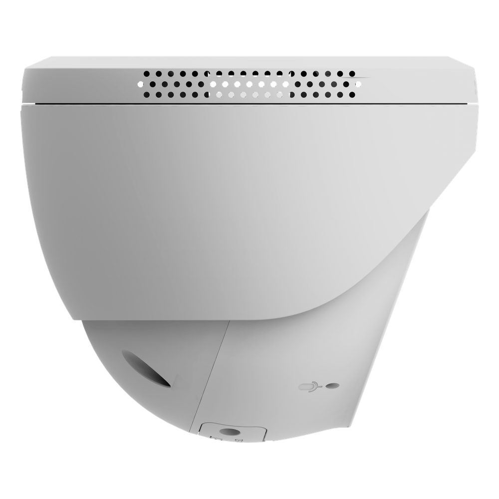 Cámara IP Domo PoE / Resolución 2K  3 Megapixel / Visión Nocturna a Color 30 m / Lente 2.8 mm 106° / Detección IA Humano/Vehículo / Audio Bidireccional / Defensa Activa con Luz y Sirena / IP67