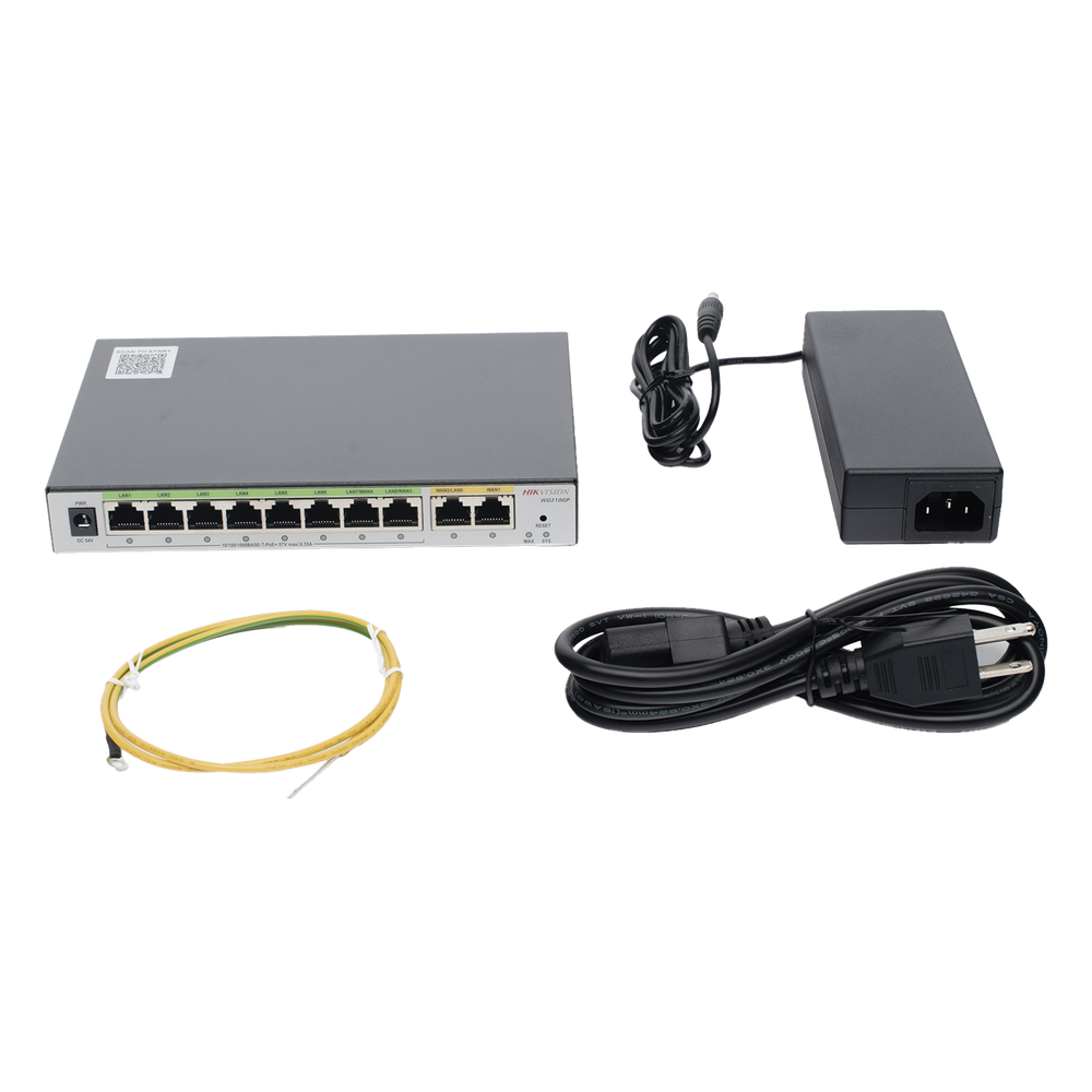 Router Gigabit PoE+ / Ideal para Access Point (AP) / 8 Puertos Gigabit PoE+ / 2 Puertos WAN / Hasta 200 clientes