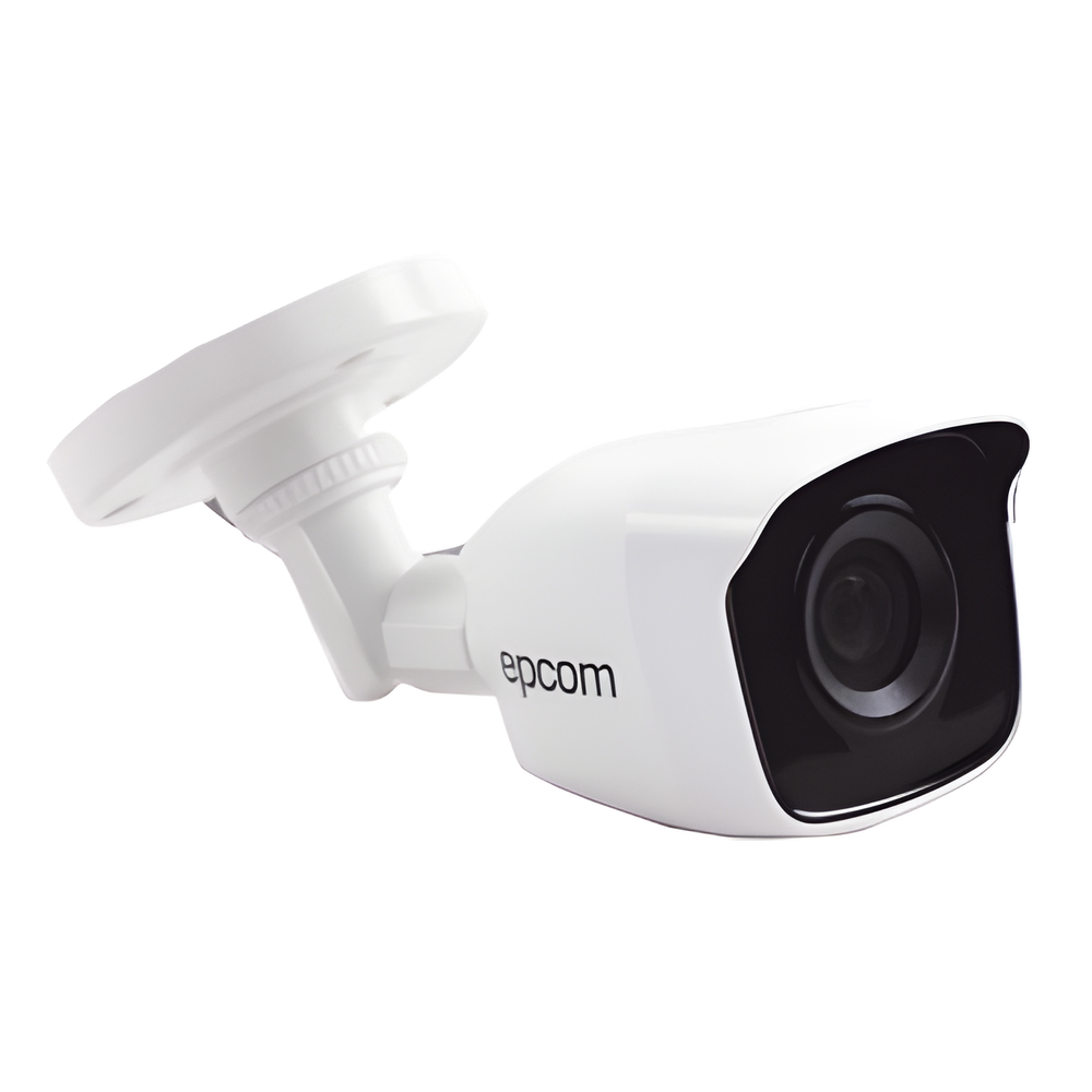 Bala TURBOHD 2 Megapíxeles (1080p) / Gran Angular 103° / Lente 2.8 mm / IR EXIR Inteligente 20 mts / Exterior IP66 / dWDR / TVI-AHD-CVI-CVBS / Policarbonato