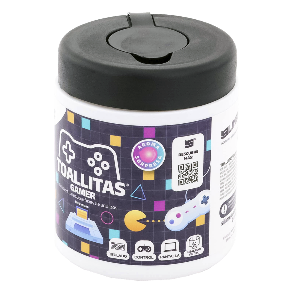 Toallitas Gamers, Excelente Opción Para Gamers Que Buscan Mantener Sus Consolas y Accesorios en Perfecto Estado, Libres de Suciedad y Protegidos Contra Bacterias