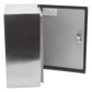Gabinete de Acero Inoxidable IP66 Uso en Intemperie (300 x 400 x 200 mm) con Placa Interna Galvanizada.