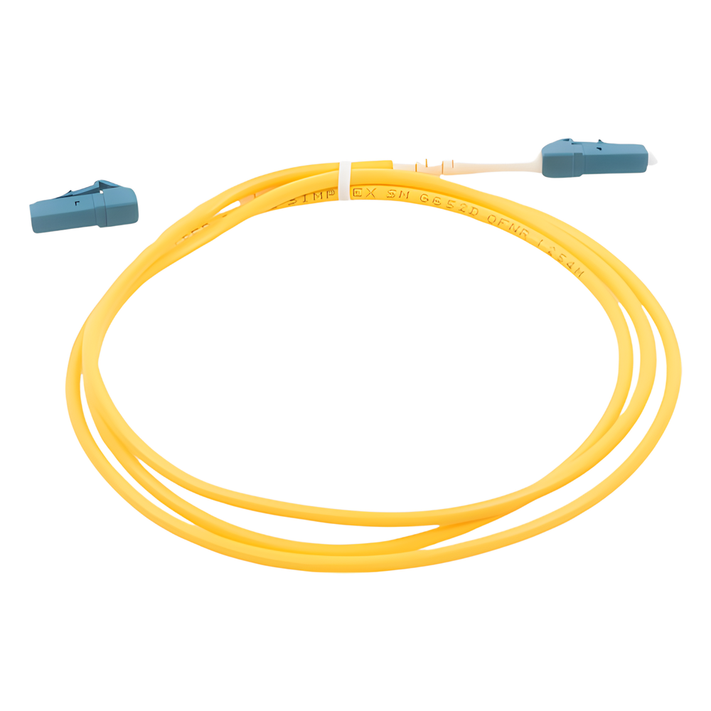Jumper de Fibra Óptica Monomodo LC/LC Simplex de 1 Metro (3.28 Pies)