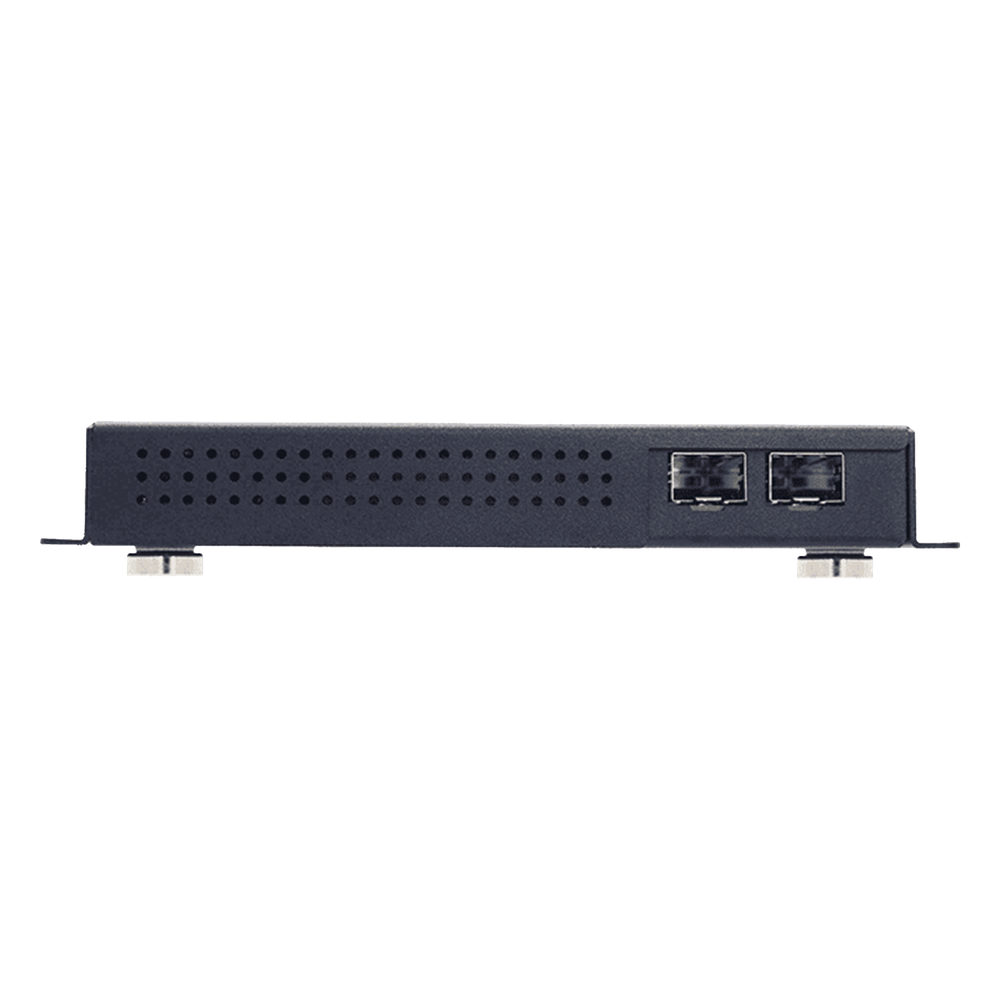 Switch L2 PoE Industrial / Administración Cloud Gratuita / 8 Puertos PoE af/at/bt 10/100/1000 Mbps / 2 Puertos SFP Gigabit / Máx Presupuesto PoE 145 W / Montaje Magnético - Riel DIN.