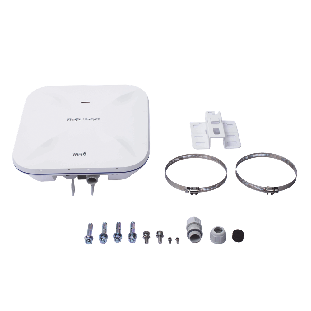 Punto de Acceso Mesh Wi-Fi 6 Industrial para Exterior / 360° / Filtros Anti Interferencia y Auto Optimización con IA