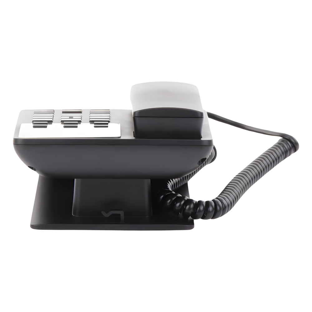Teléfono IP Hotelero, 2 líneas SIP con 2 cuentas, codec Opus, IPV4/IPV6, color negro, con gestión en la nube GDMS
