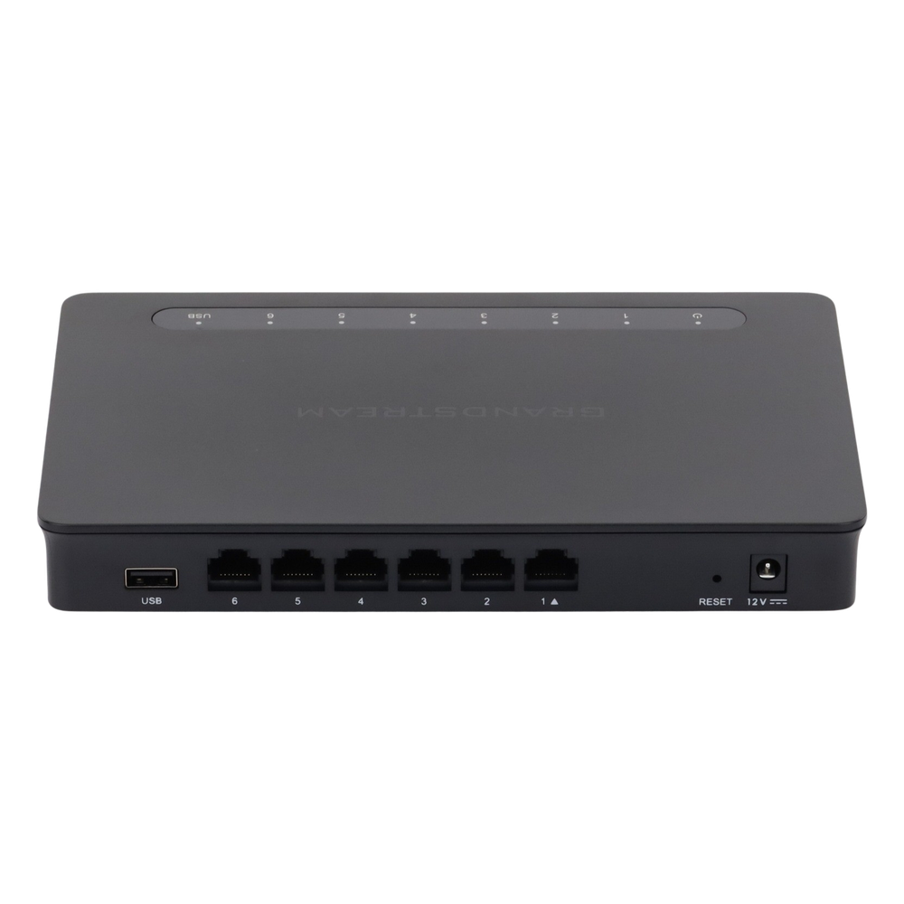 Router Gigabit VPN / Balanceador de cargas / 30,000 sesiones NAT /  6 puertos 10/100/1000 Mbps (WAN/LAN) / Compatible con GWN Cloud.