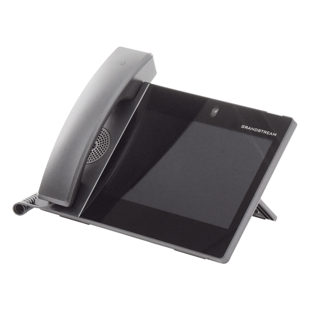 Teléfono IP Android 11, 16 líneas SIP con 16 cuentas, pantalla táctil  8", puertos Gigabit, Wi-Fi, Bluetooth, PoE, codec Opus, IPV4/IPV6 con gestión en la nube GDMS