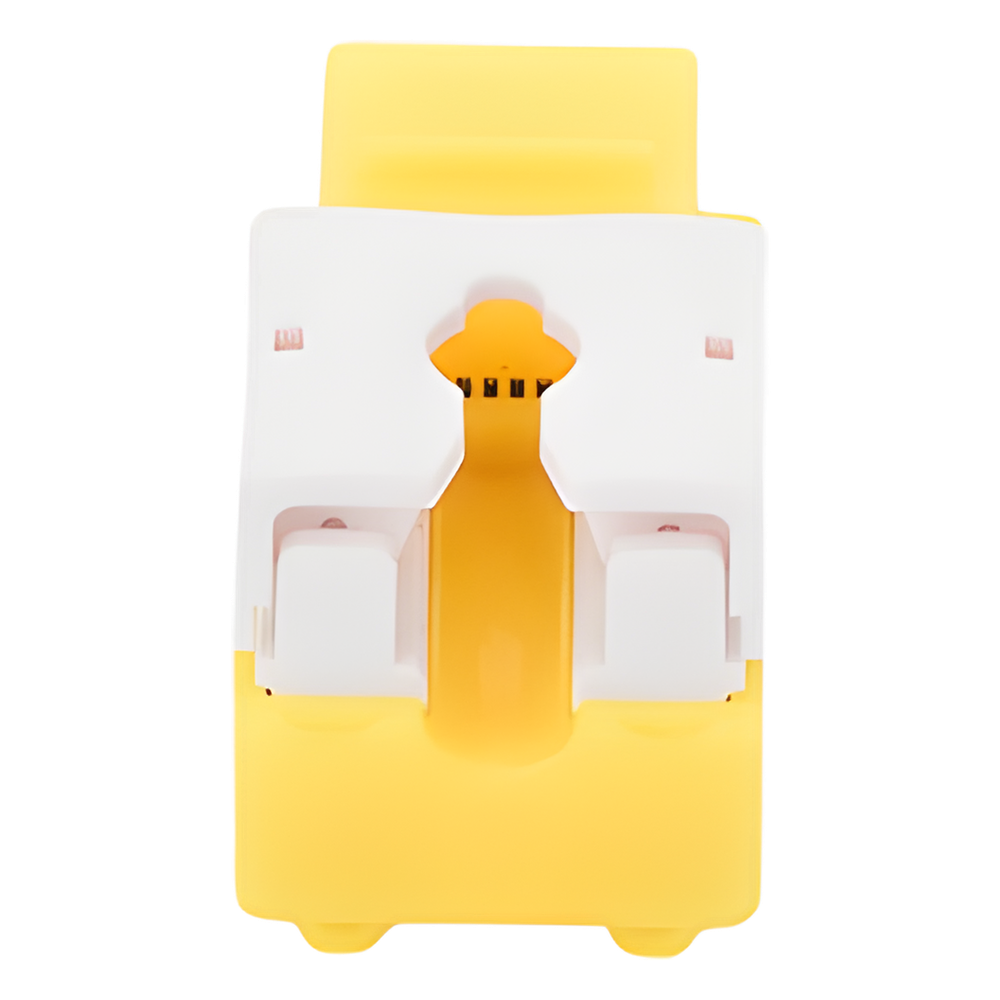 Módulo Jack Keystone Cat5e con Terminación 110 (Punchdown) para Faceplate - Color Amarillo
