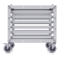 Rack Abierto 6U Compacto y Apilable sin Herramientas para Equipos UniFi, Ensamblaje Toolless, Ruedas con Seguro y Expansión a 12U con Kit de Apilado
