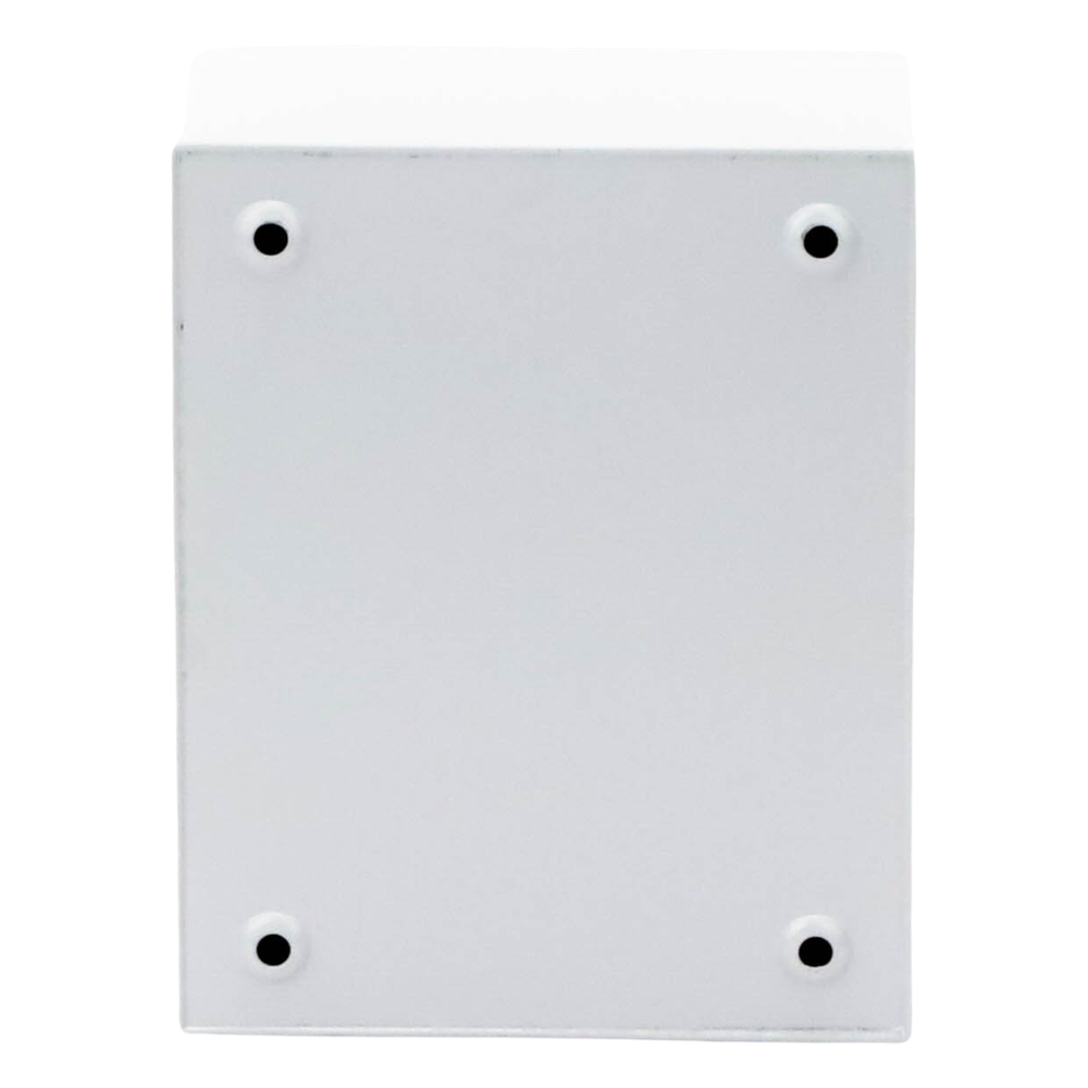 Gabinete de Acero / Nema 4 -IP 66 de 20 x 25 x 15 cm / Platina y certificado UL.