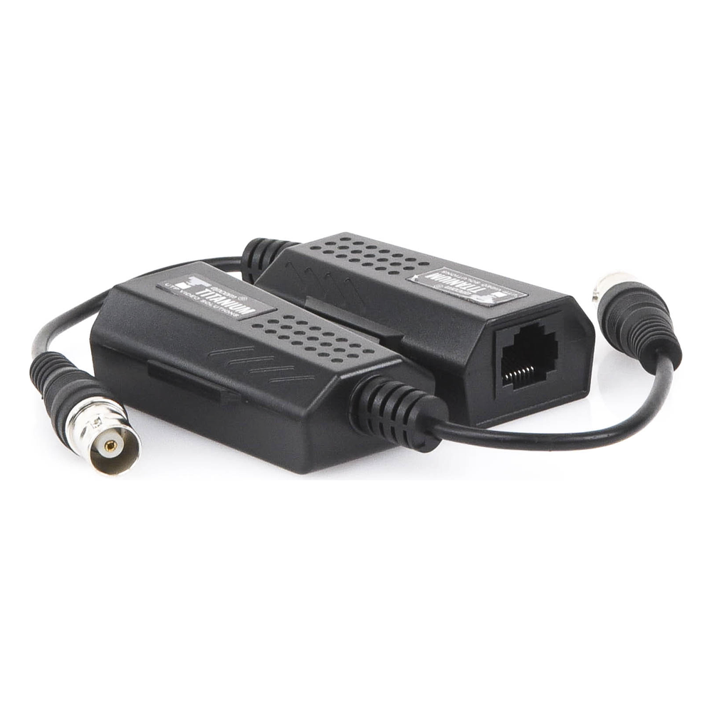 Kit EXTENSOR IP por cable CABLE COAXIAL para distancias de HASTA 200 m / REUTILIZA EL CABLEADO EXISTENTE PARA CONECTAR CÁMARAS IP / No Requiere Energía / Transmisión en Tiempo Real / Protección Contra Sobretensiones Incorporada