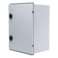 Gabinete de Poliéster IP65 Uso en Intemperie (300 x 400 x 200 mm) con Placa Trasera Interior de Plástico (Incluye Chapa y Llave).