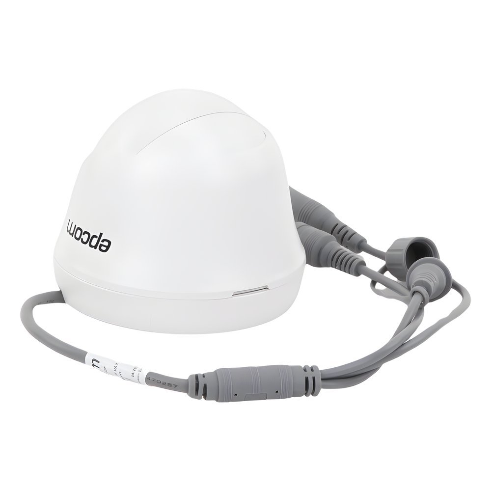 Turret TURBOHD 5 Megapíxel / 85° de Visión / Lente 2.8 mm / Interior / IR EXIR 20 mts / TVI-AHD-CVI-CVBS / Policarbonato