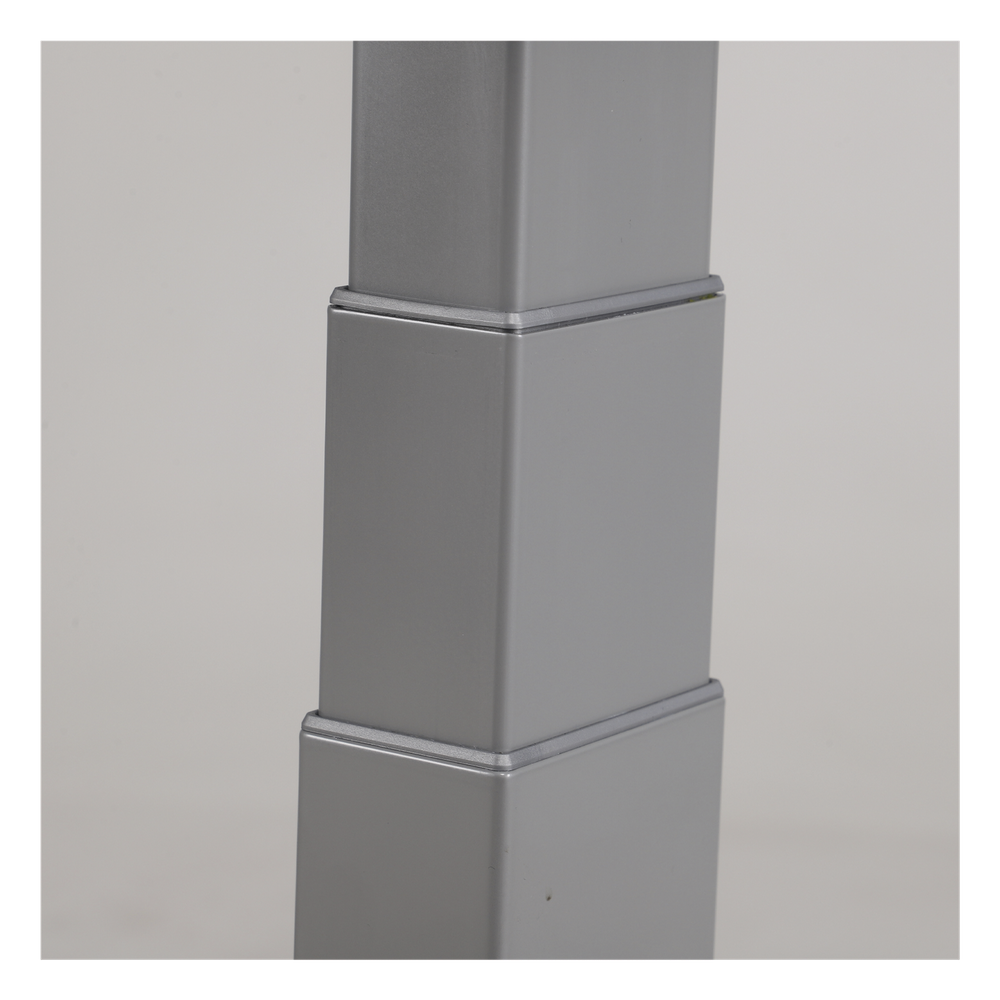 Base de Escritorio Motorizado Profesional / Altura Ajustable 60-125cm / Estructura Estable / Funcionamiento Suave / 3 Preset de Posiciones / Color Gris / Soporta hasta 100Kg de carga