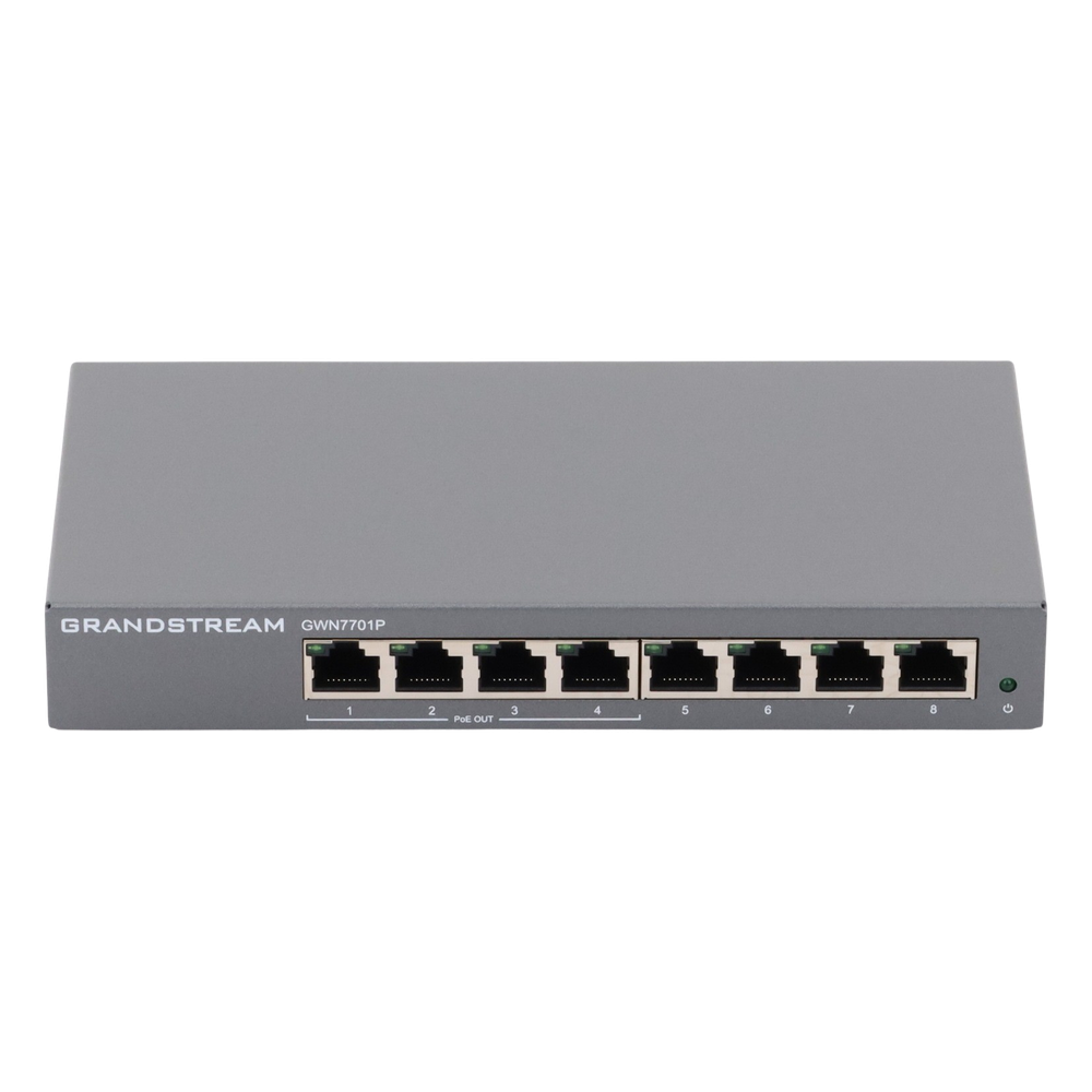 Switch PoE+ Gigabit No Administrable / 8 puertos 10/100/1000 Mbps / 4 puertos PoE+ /  hasta 60W