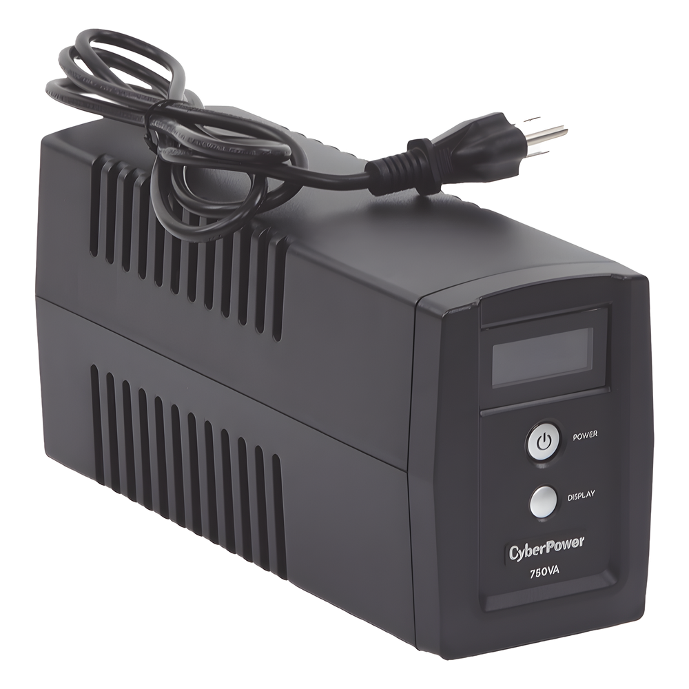 UPS de 750 VA/300 W, Topología Línea Interactiva, Entrada 120 Vca NEMA 5-15P, y 6 Salidas NEMA 5-15R, Con Regulador de Voltaje (AVR)