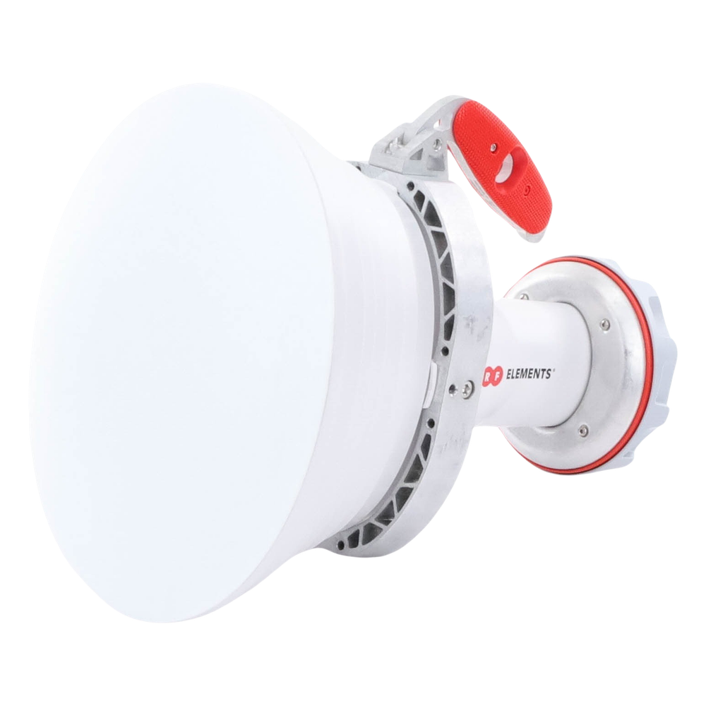 Antena asimétrica de 30° (30°H 20°V) 20.5 dBi tipo cuerno 5180-6000 MHz altamente eficiente, sin cables, sin perdidas, sin lóbulos listas para TwistPort