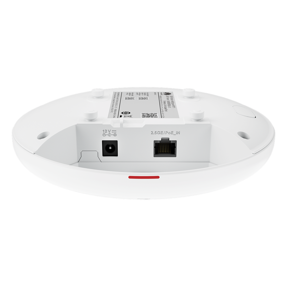 Punto de Acceso Wi-Fi 7 /  3.57 Gbps / MU-MIMO 2x2 (2.4GH y 5GHz) / Smart Antenna más cobertura / Instalación en techo y pared / Seguridad WP3 / 1 Puerto 2.5GE / Puerto USB (Para expansion IoT) /  Con Administración Gratuita