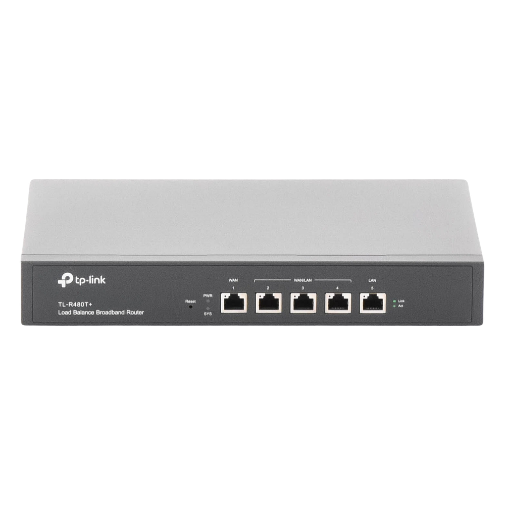 Router Balanceador de Carga Multi-Wan, 1 puerto LAN 10/100 Mbps, 1 puerto WAN 10/100 Mbps, 3 puertos Auto configurables LAN/WAN, Sesiones Concurrentes 30,000 para Negocios Pequeños y Medianos