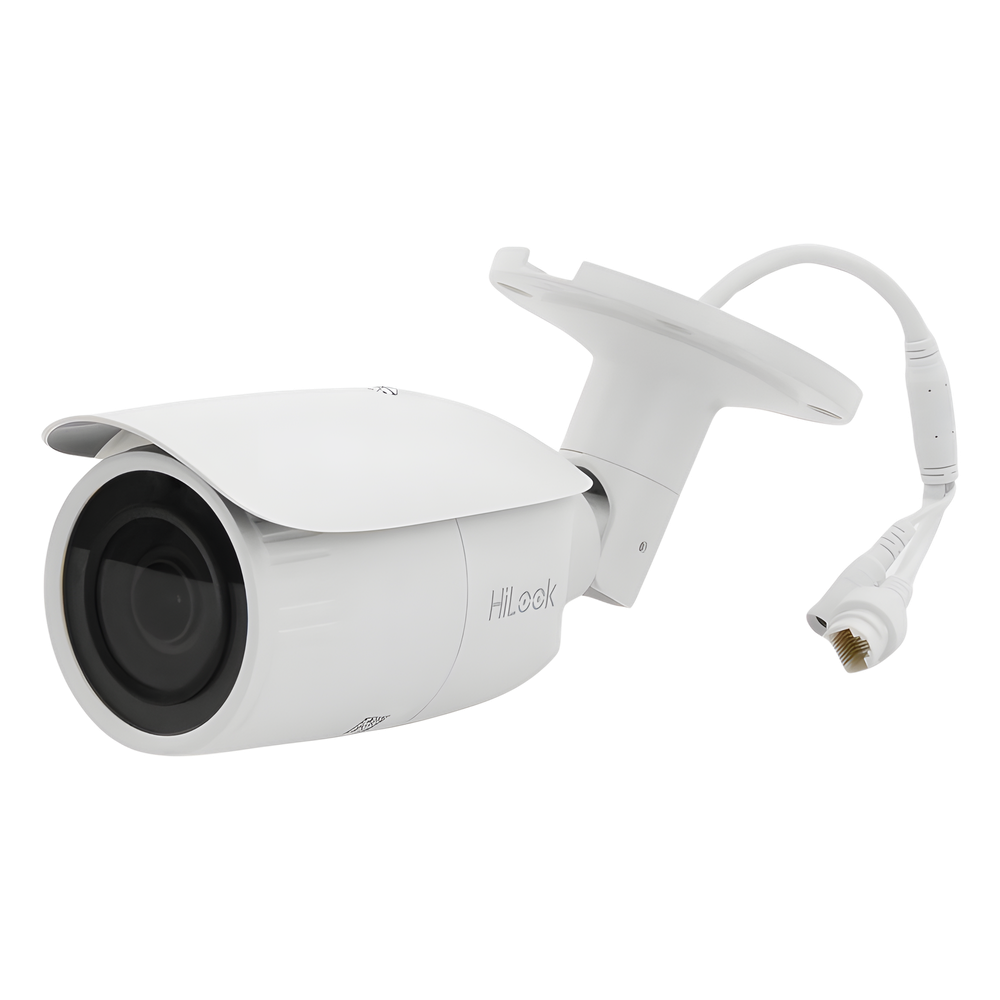 Bala IP 4 Megapixel / Lente Motorizado 2.8 - 12 mm / 30 mts IR EXIR / PoE / Exterior IP67 / WDR 120 dB / Micro SD / ONVIF