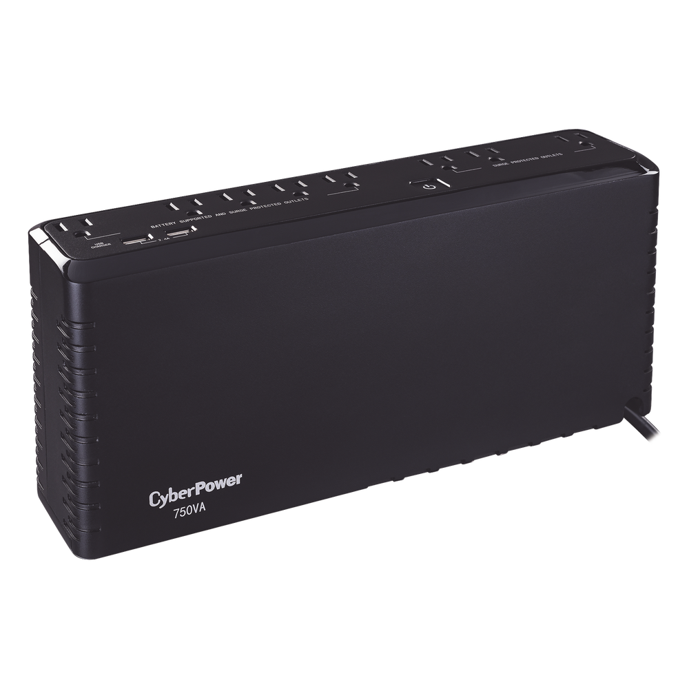 UPS de 750 VA/375 W, Topología Standby, Entrada 120 Vca NEMA 5-15P, de Escritorio, Con 8 Tomas NEMA 5-15R